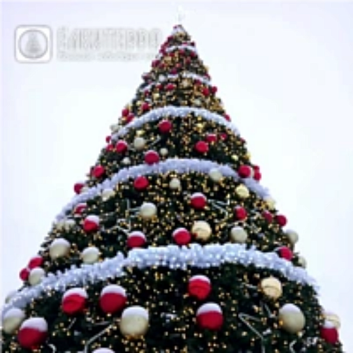 Искусственная уличная елка 6 метров с комплектом оформления Млечный путь